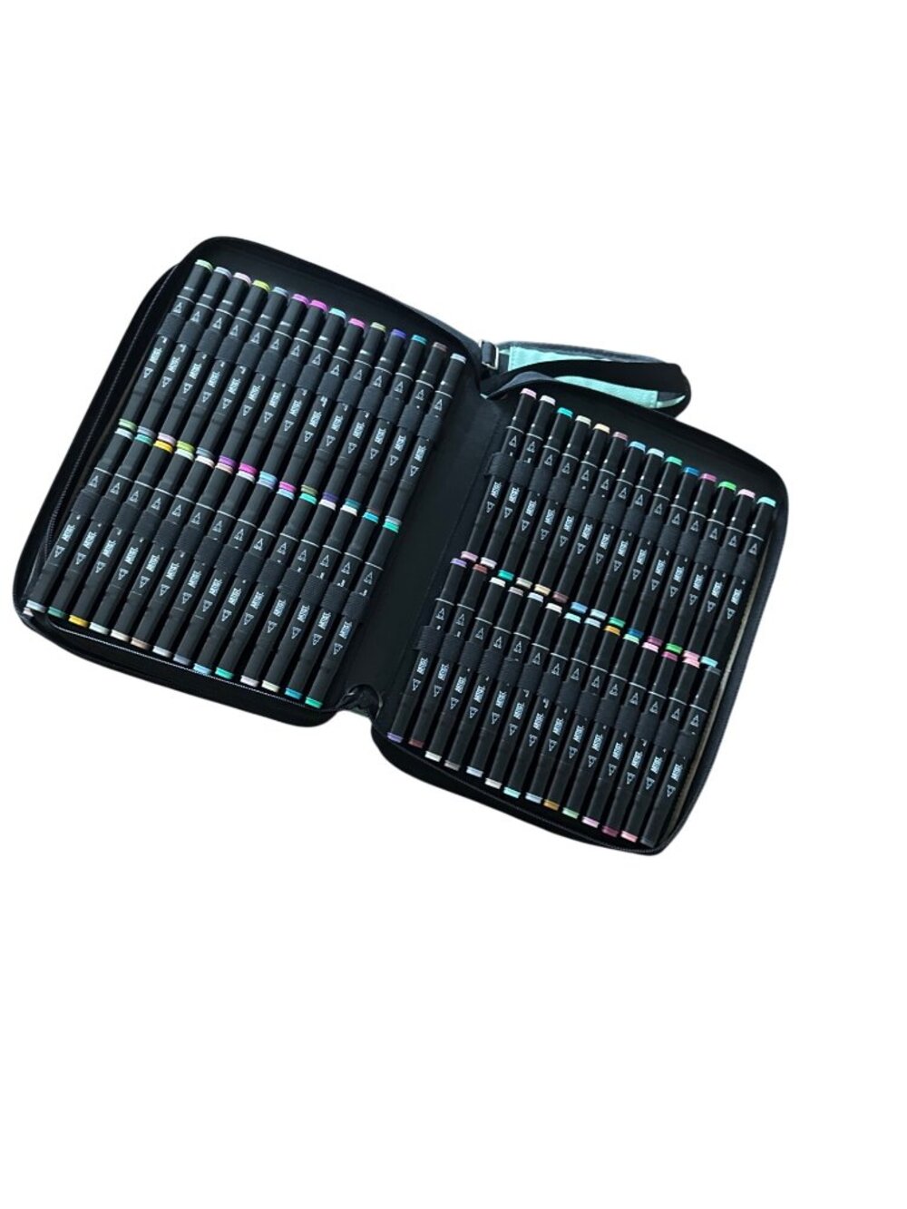 224 Dual-Tip Art Markers Set With Carrying Case - Alcohol-Based Ink - Vibrant Co - Picture 4 of 9